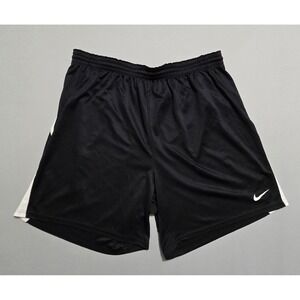 Nike Dri-FIT Athletic Shorts Mens XXL Black White Soccer Training 502866-010